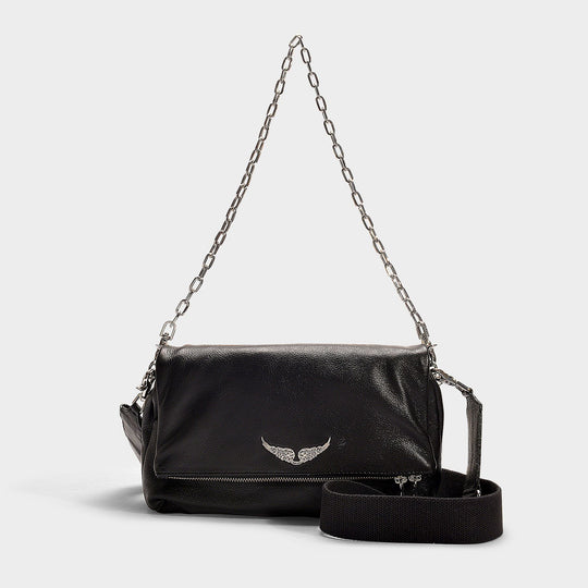 Sac Hobo Rocky - Zadig & Voltaire - Cuir - Noir