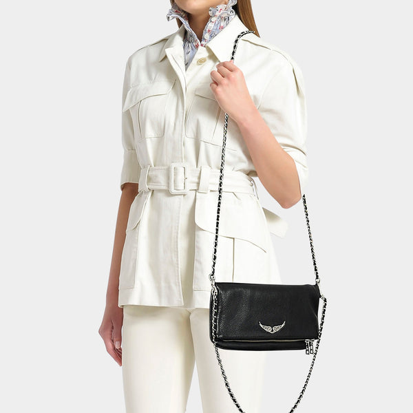 Sac Hobo Rock - Zadig & Voltaire - Cuir - Noir