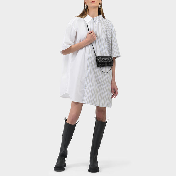 Sac Rock Nano XL en Cuir d'Agneau Noir