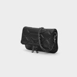 Sac Rock Nano XL en Cuir d'Agneau Noir