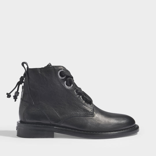 Bottines Laureen Roma en Cuir Noir