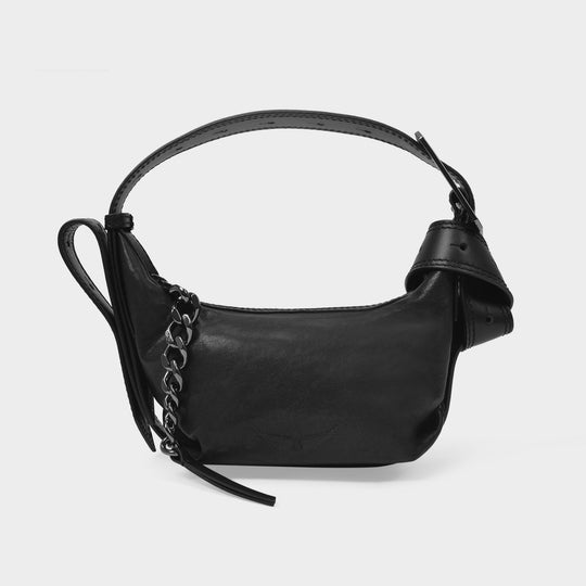 Sac Hobo Le Cecilia Xs - Zadig & Voltaire - Cuir - Noir